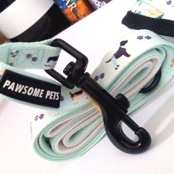 PAWSOME PET DOG HARNESS AND LEASH 2PC SET SIZE MEDIUM NWOT - Picture 4 of 9